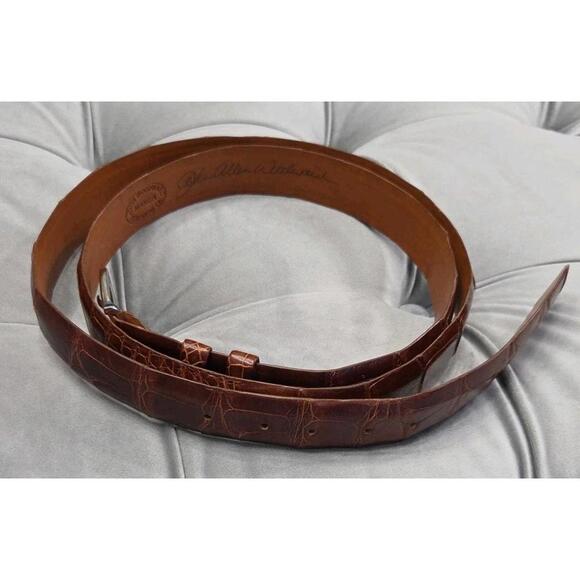 John Allen Woodward Genuine Alligator US Belt 57